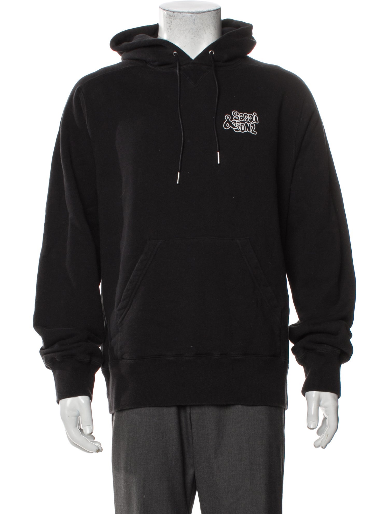 Sacai Graphic Print Crew Neck Hoodie w/ Tags