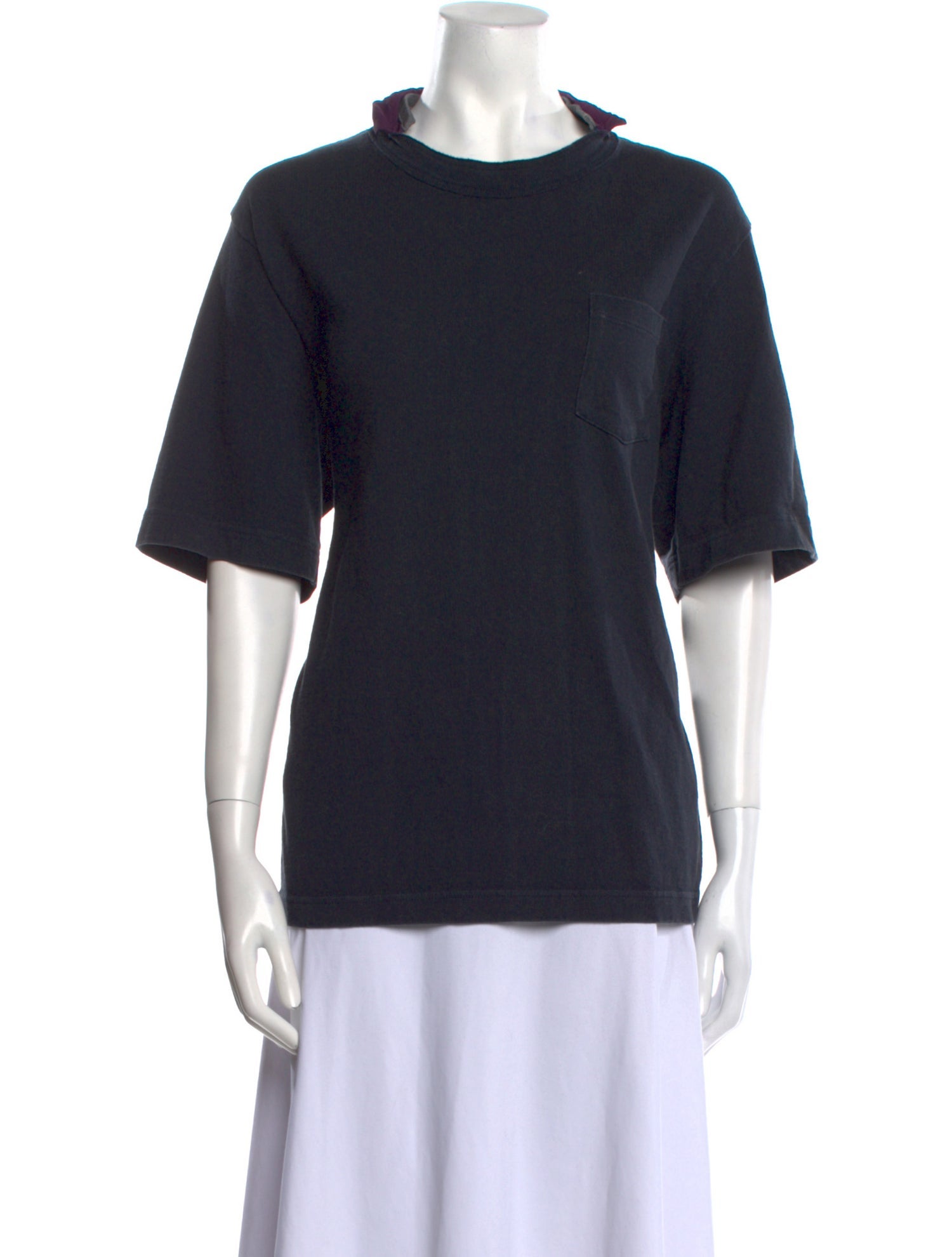 Sacai Crew Neck Short Sleeve T-Shirt