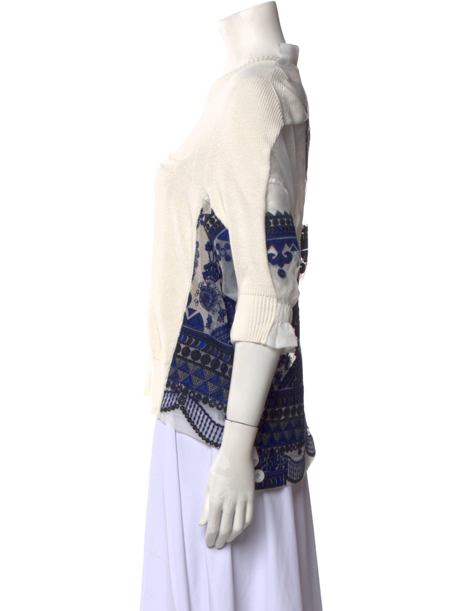 Sacai Crew Neck Sweater