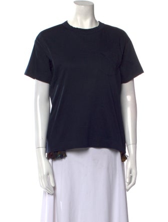 Sacai Crew Neck Short Sleeve T-Shirt
