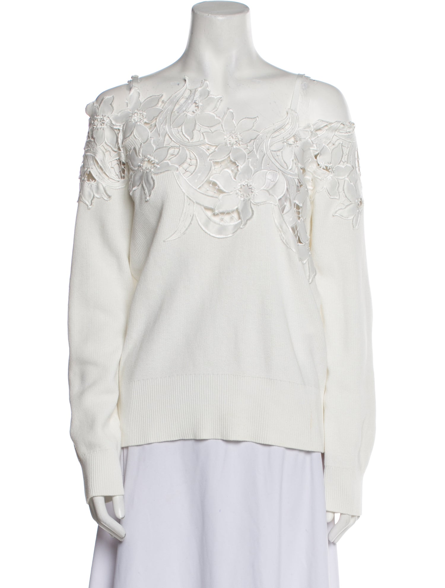 Sacai Scoop Neck Sweater