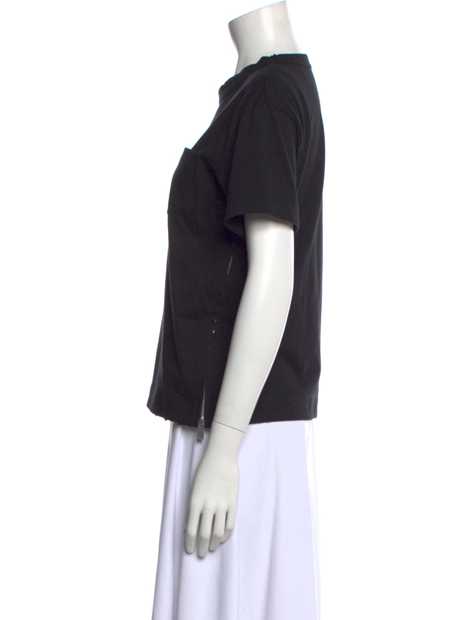 Sacai Crew Neck Short Sleeve T-Shirt