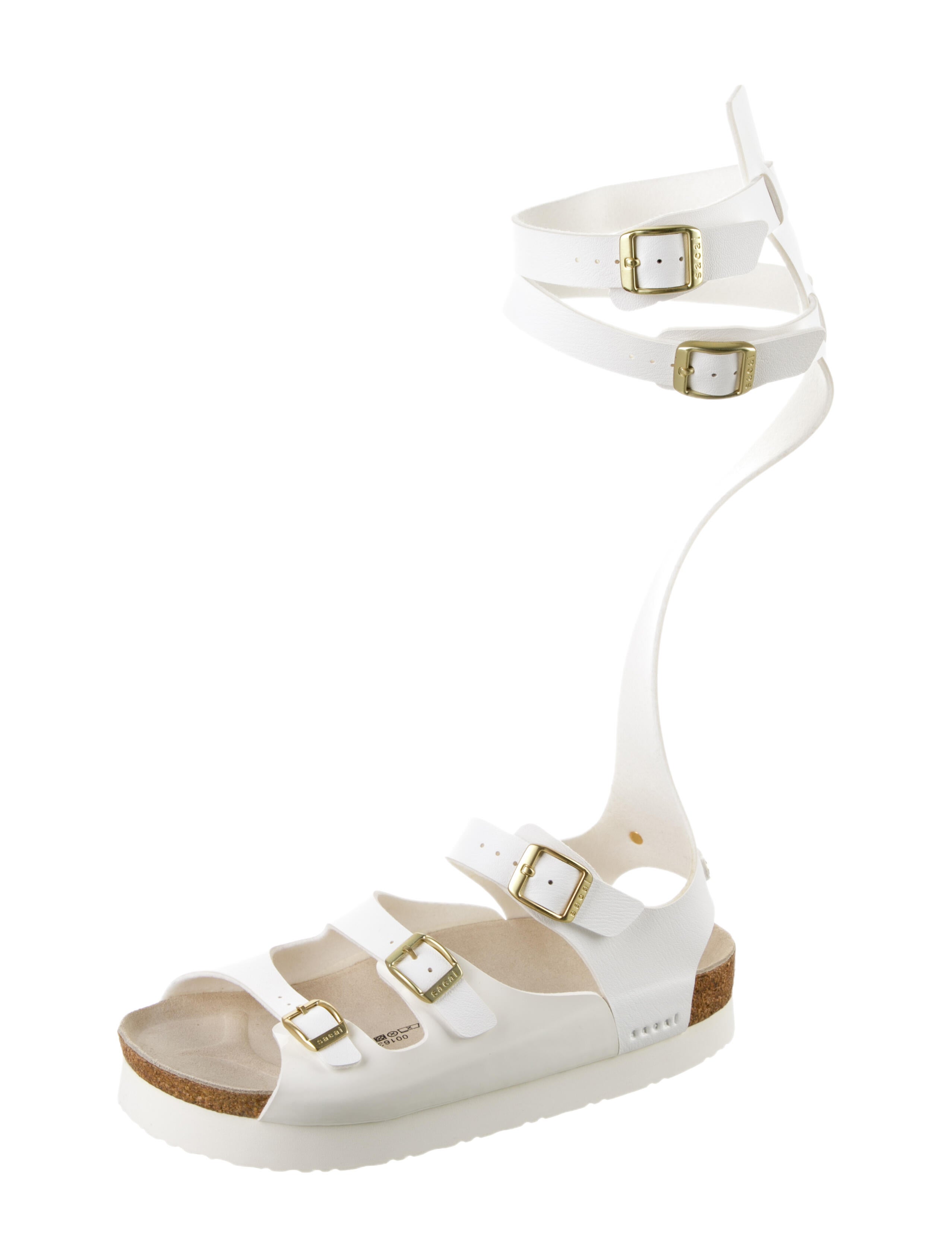 Sacai Leather Gladiator Sandals