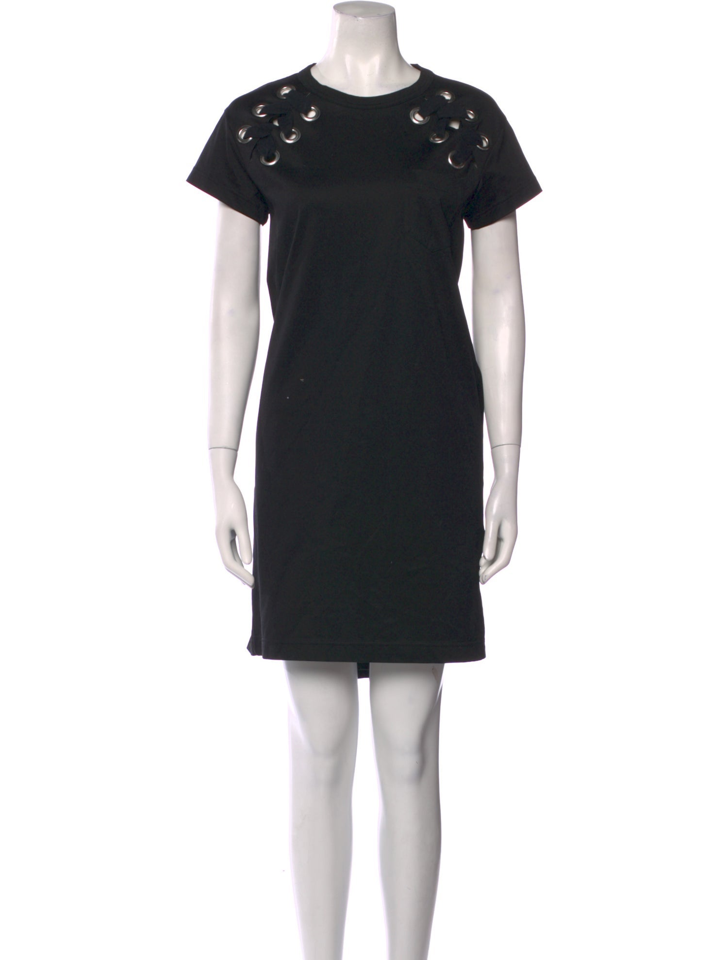 Sacai Crew Neck Mini Dress