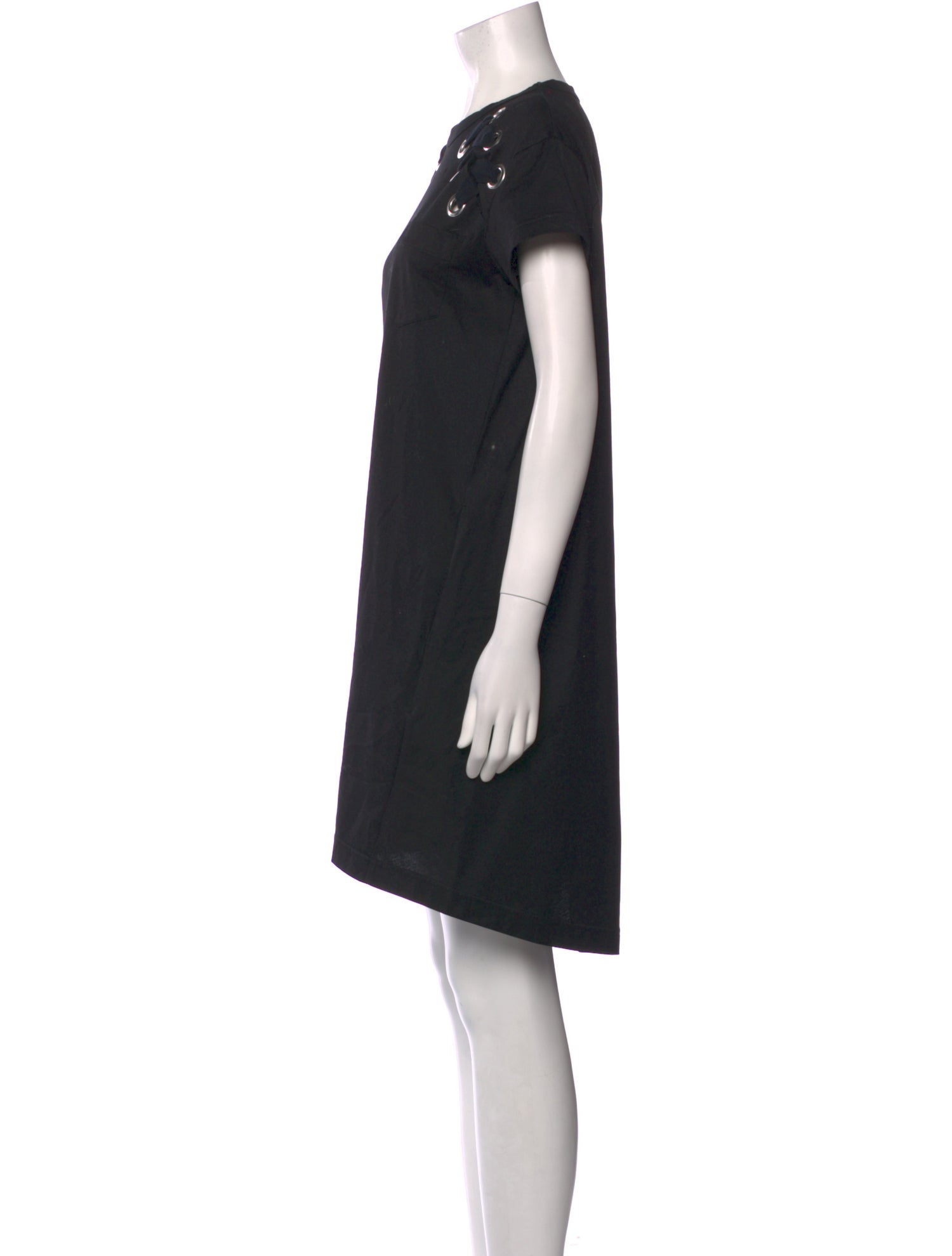 Sacai Crew Neck Mini Dress