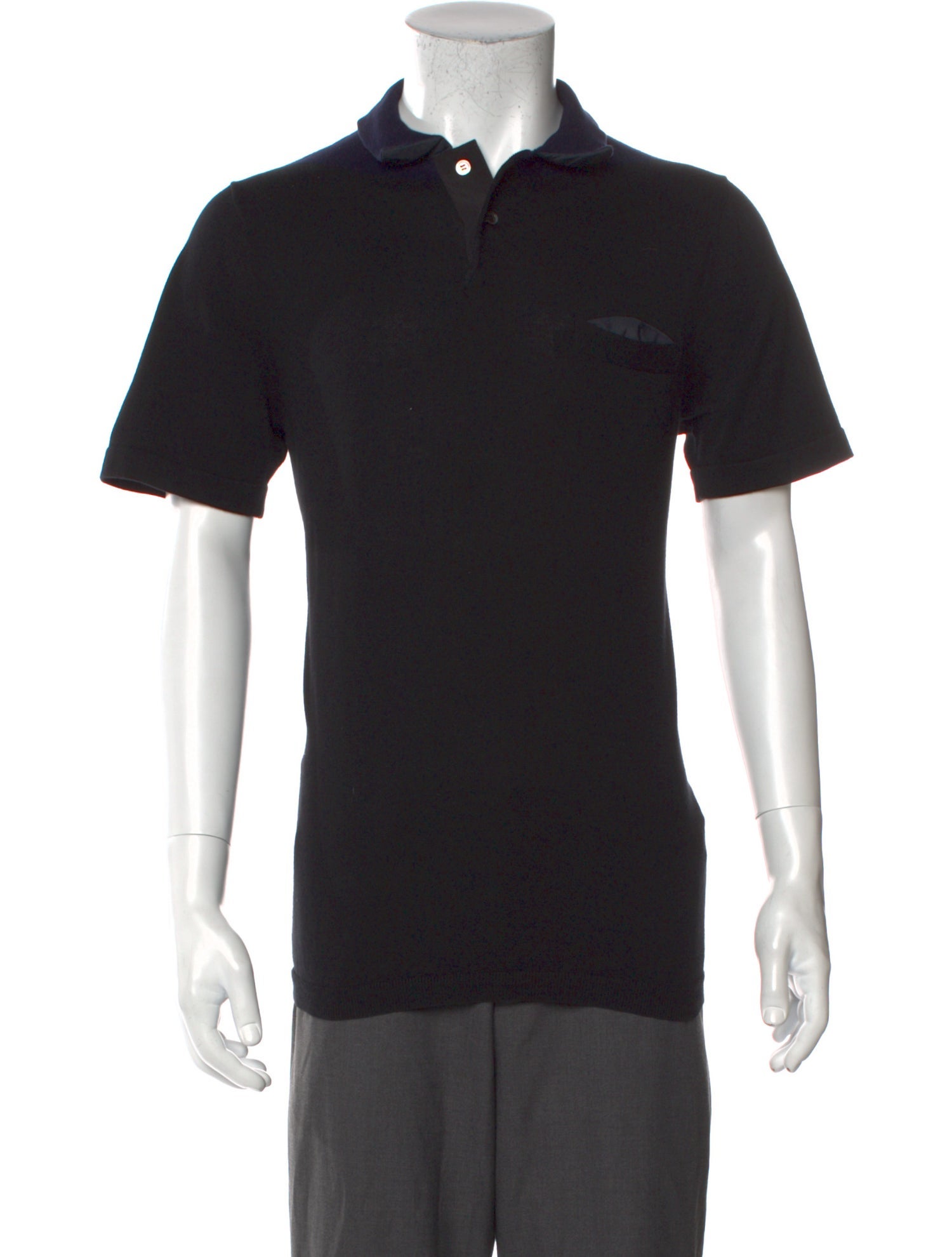 Sacai Collar Short Sleeve Polo Shirt