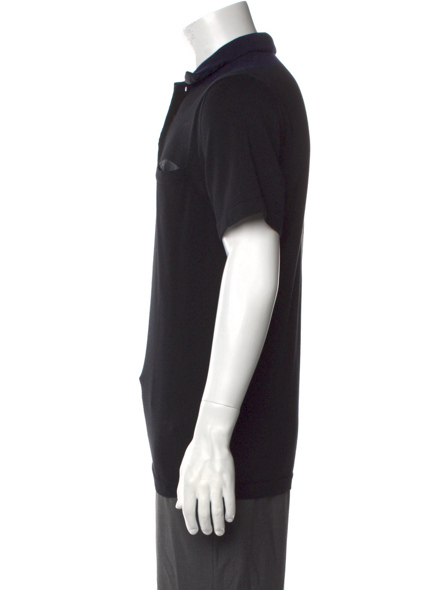 Sacai Collar Short Sleeve Polo Shirt