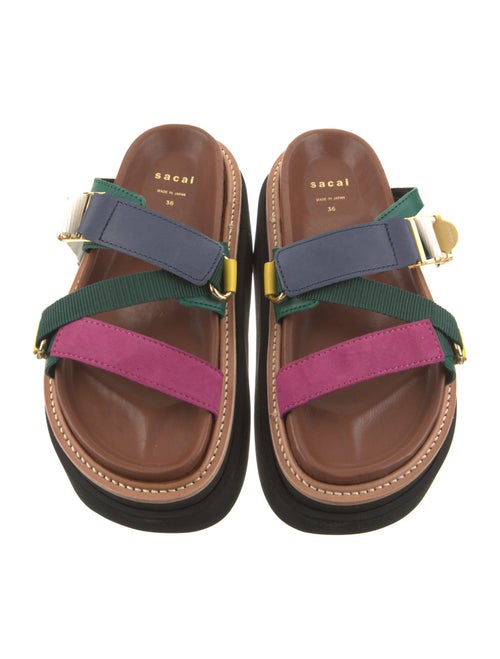 Sacai Leather Slides