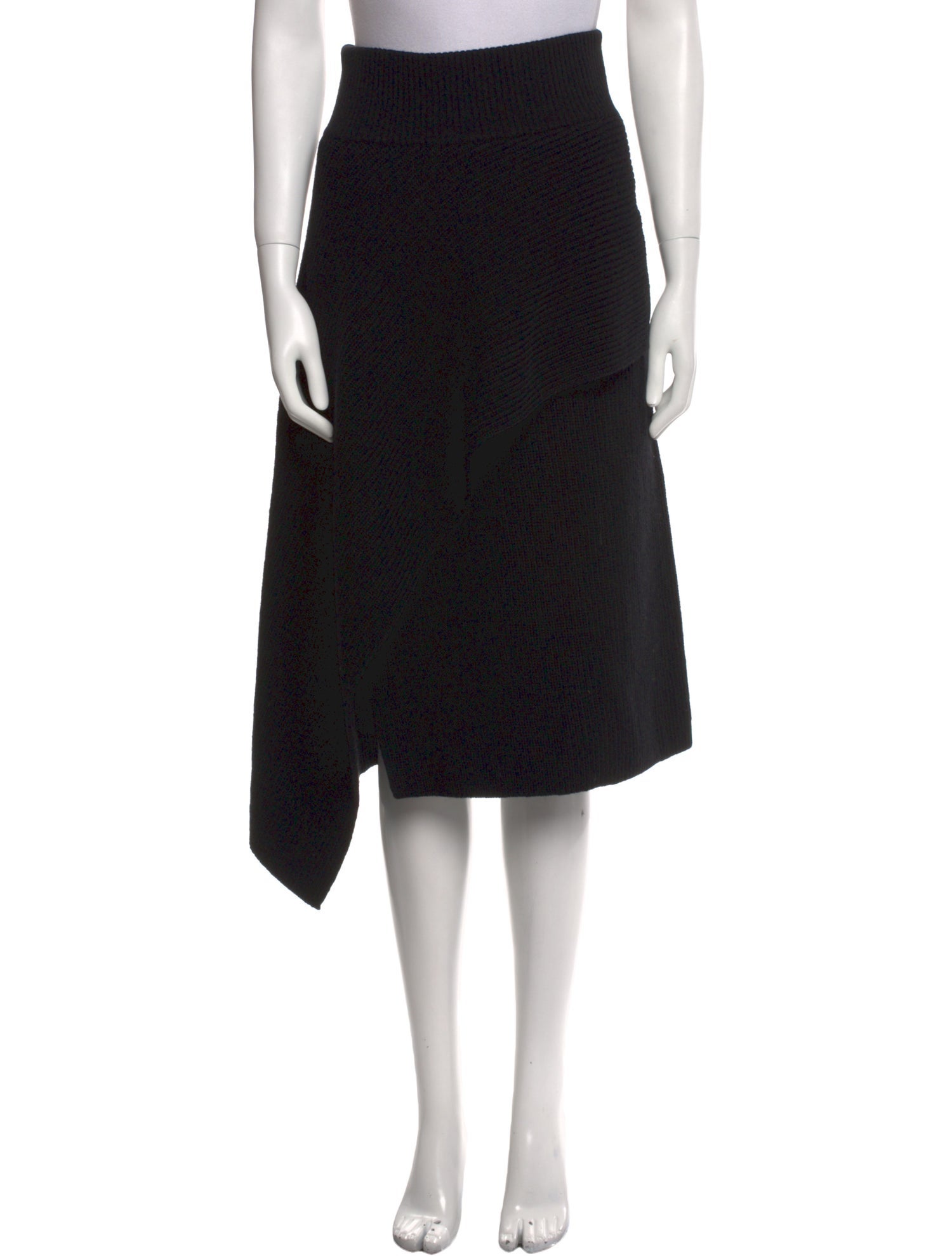 Sacai Wool Knee-Length Skirt