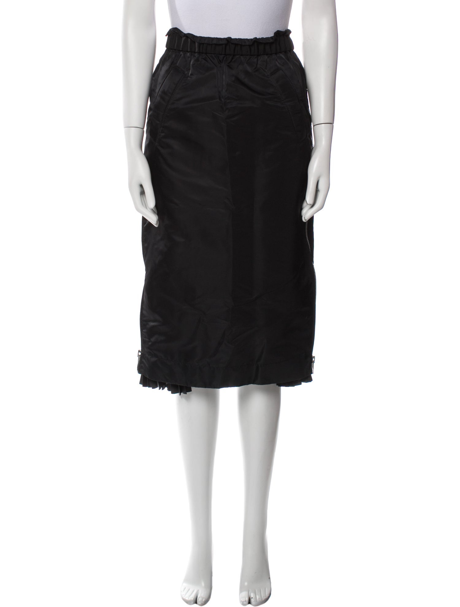 Sacai Nylon Knee-Length Skirt