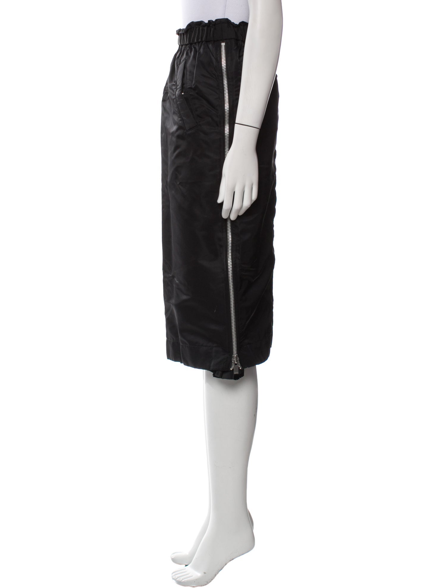 Sacai Nylon Knee-Length Skirt