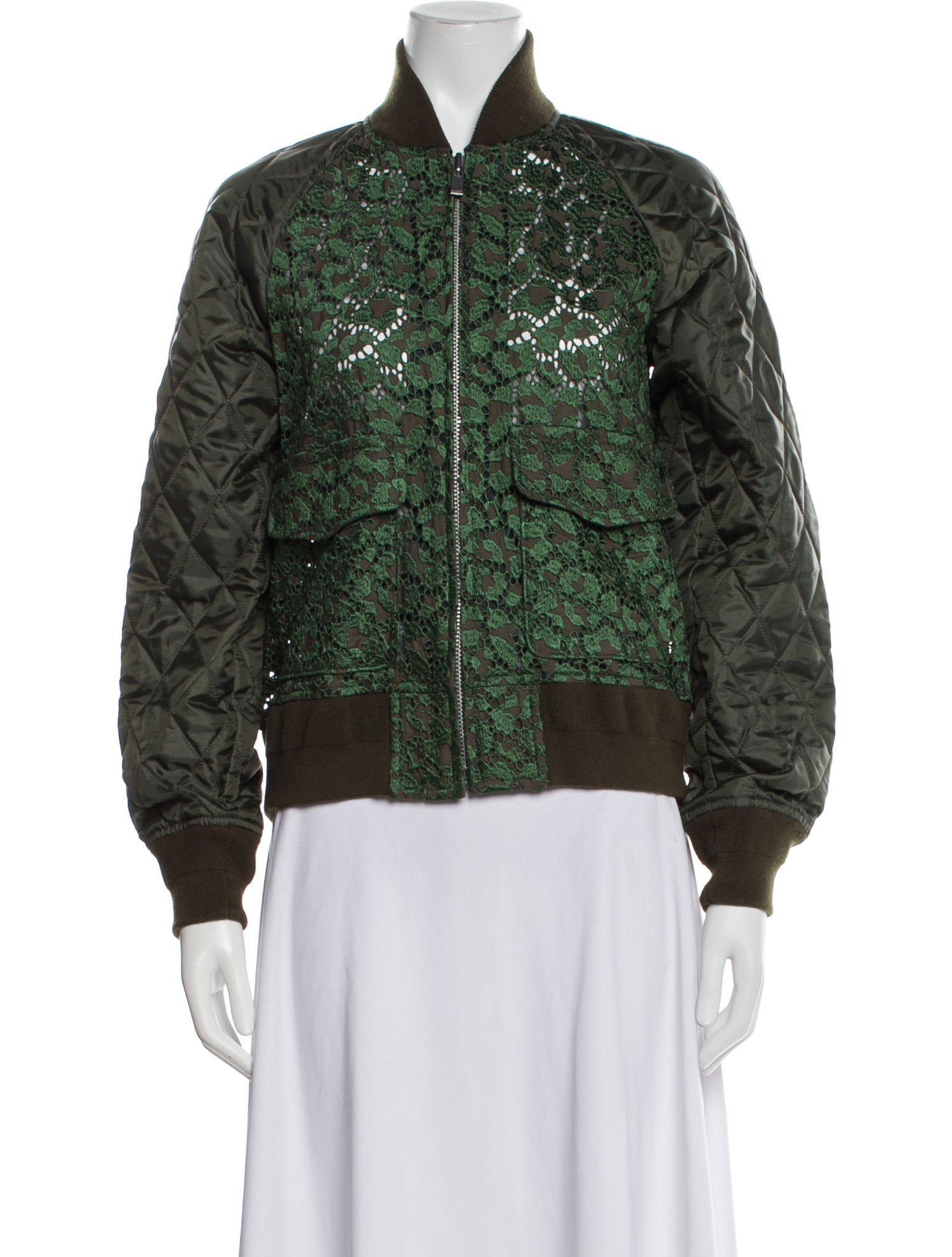 Sacai Patterned Bomber Jacket