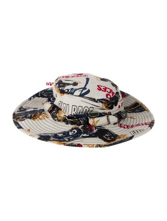 Sacai men's pattern print hat