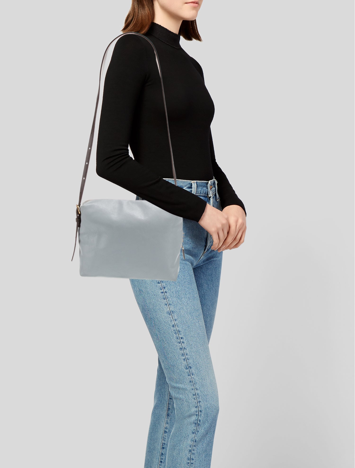 Sacai Leather Shoulder Bag