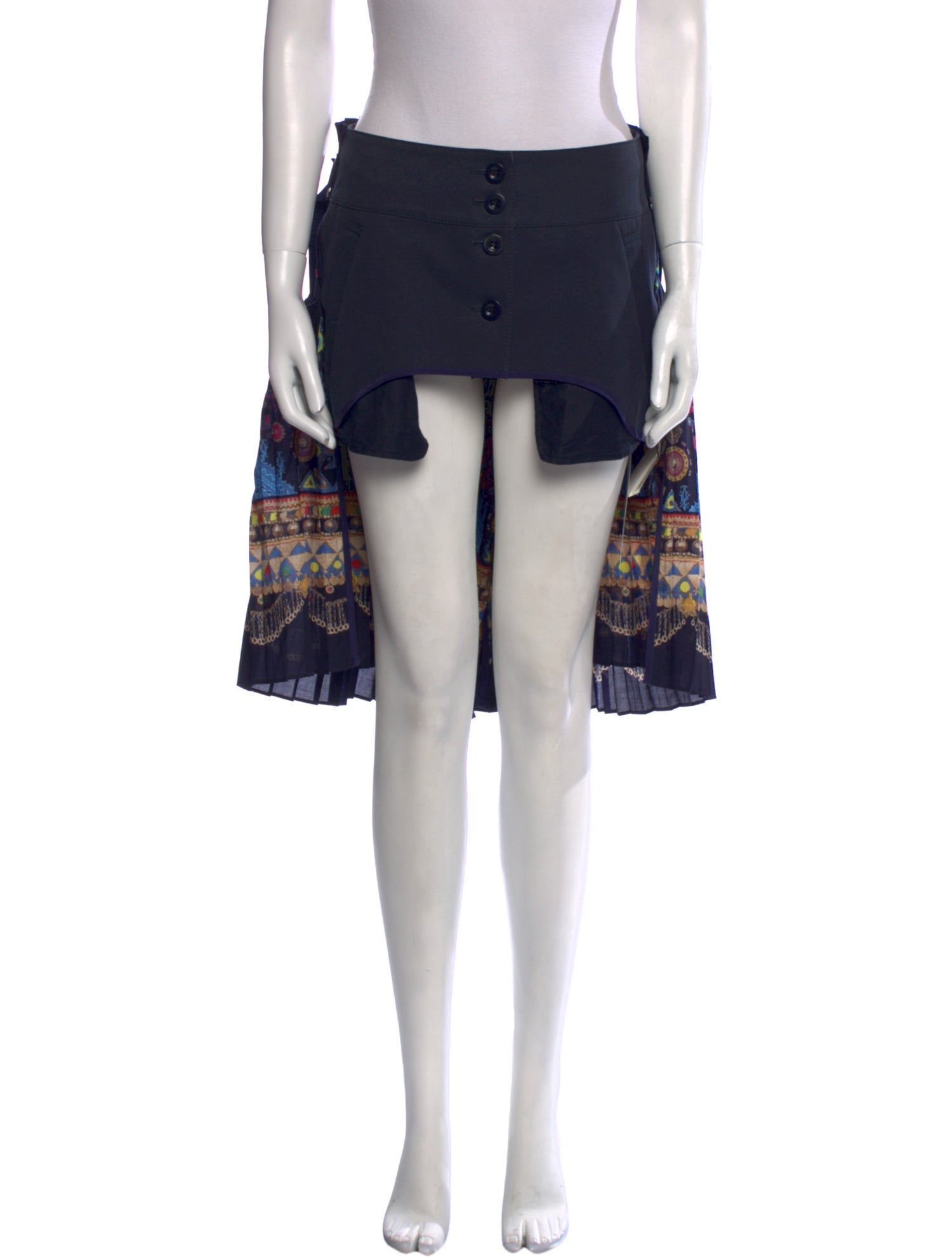 Sacai Printed Wide Leg Pants