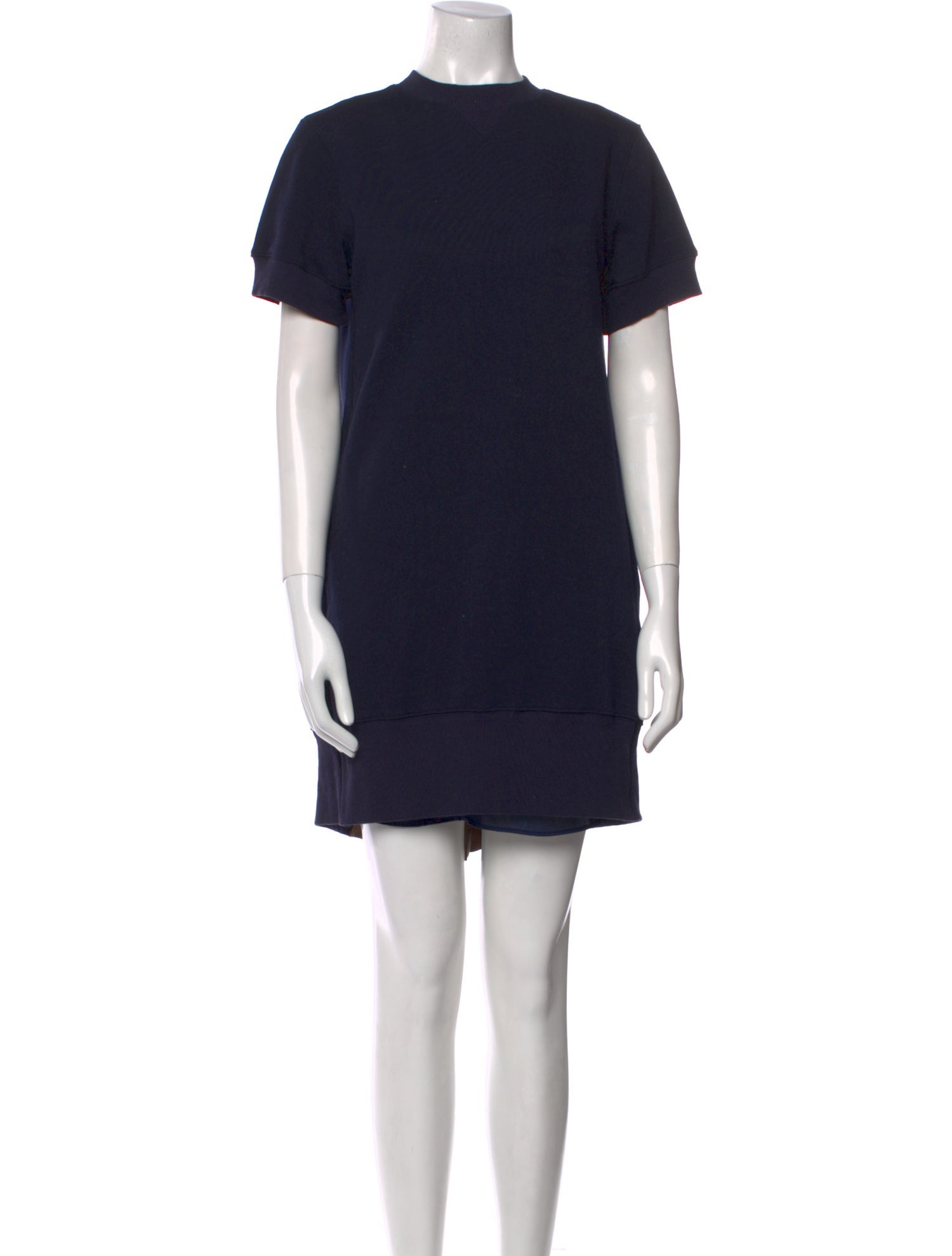 Sacai Crew Neck Mini Dress