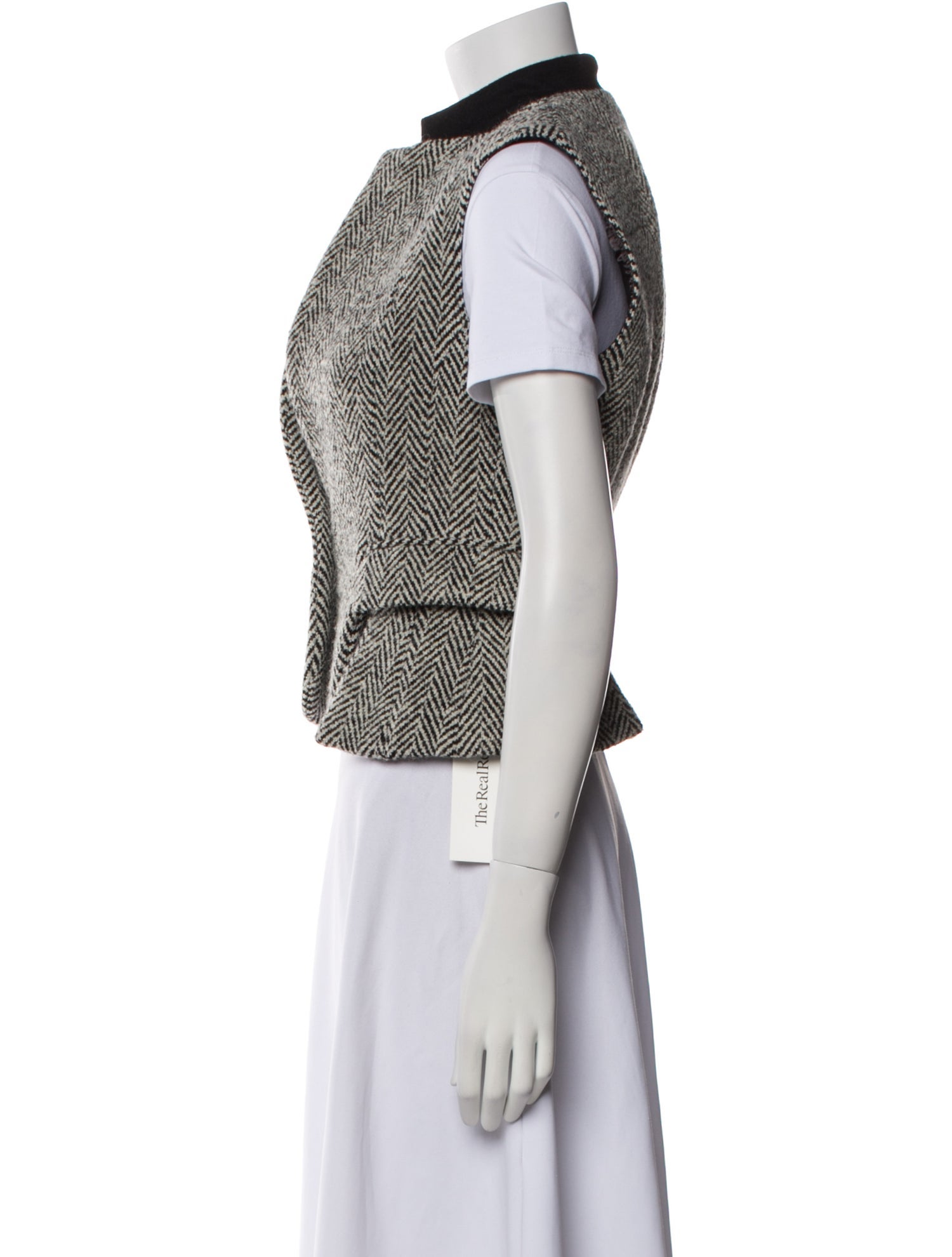 Sacai Wool Striped Vest