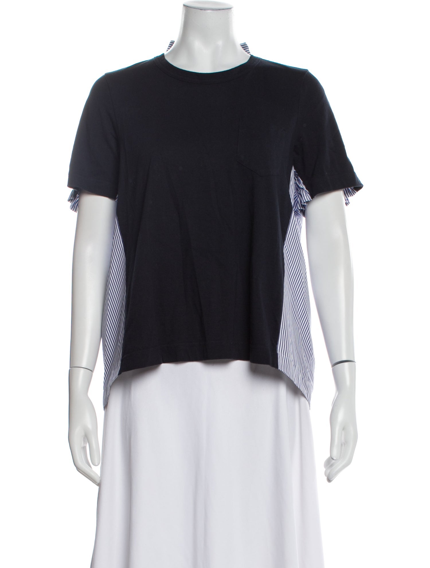Sacai Crew Neck Short Sleeve T-Shirt