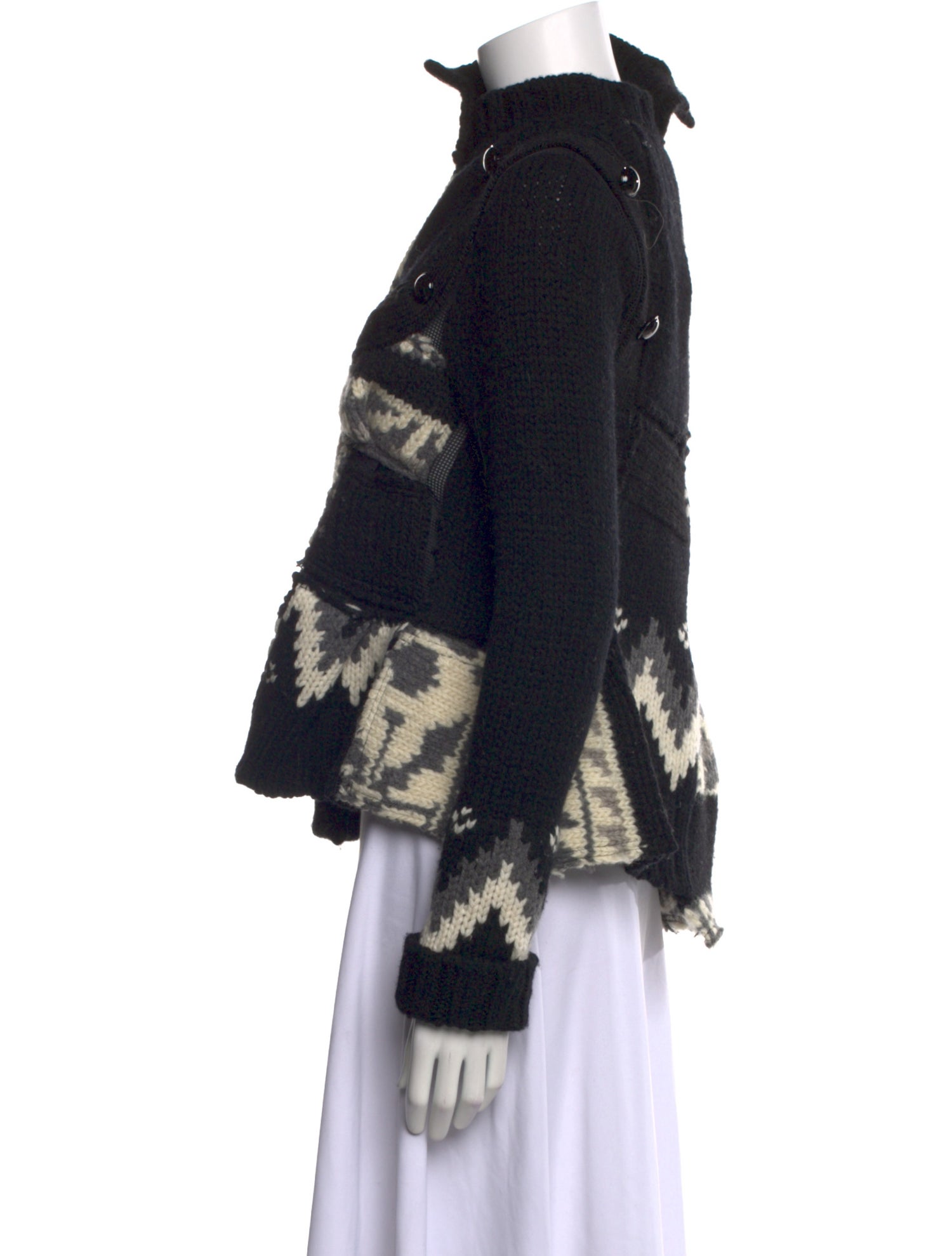 Sacai Wool Printed Sweater