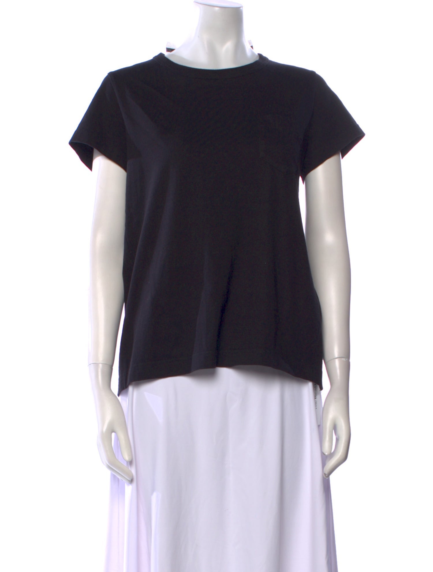 Sacai Mock Neck Short Sleeve T-Shirt