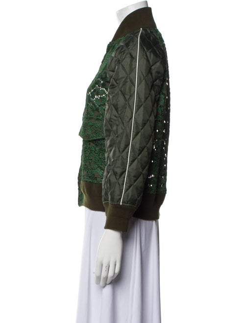 Sacai Lace Pattern Bomber Jacket