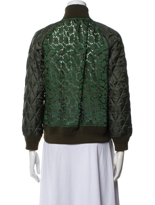 Sacai Lace Pattern Bomber Jacket