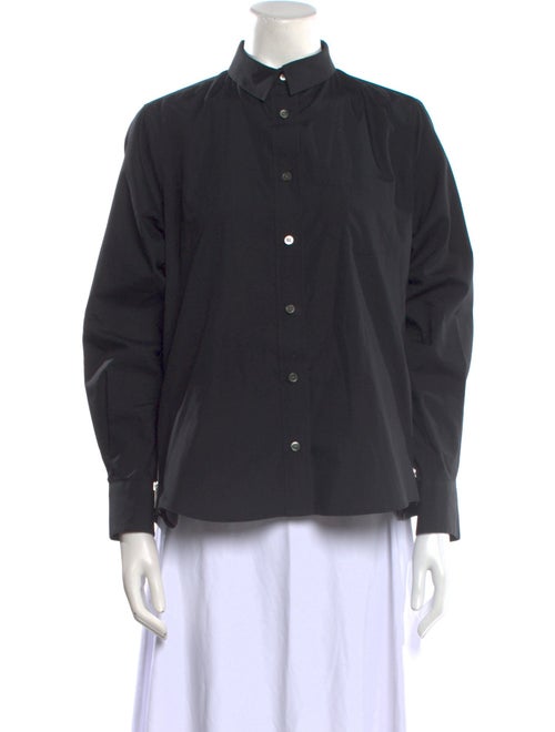 Sacai Long Sleeve Button-Up Top