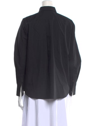Sacai Long Sleeve Button-Up Top