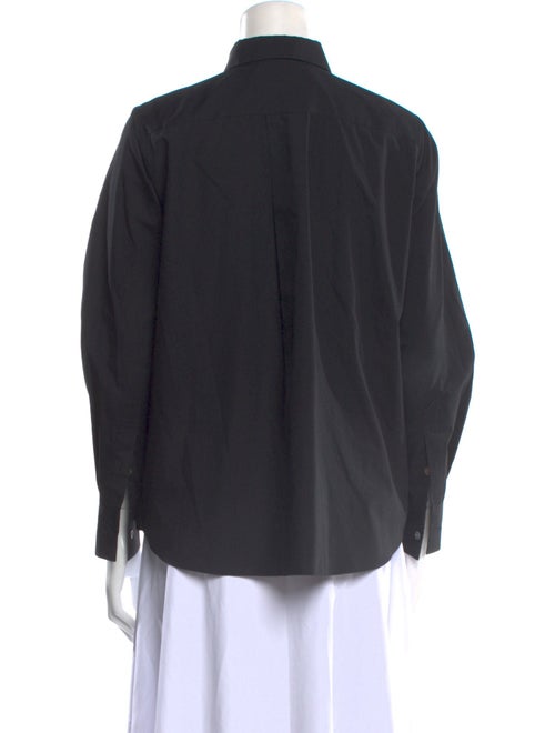 Sacai Long Sleeve Button-Up Top