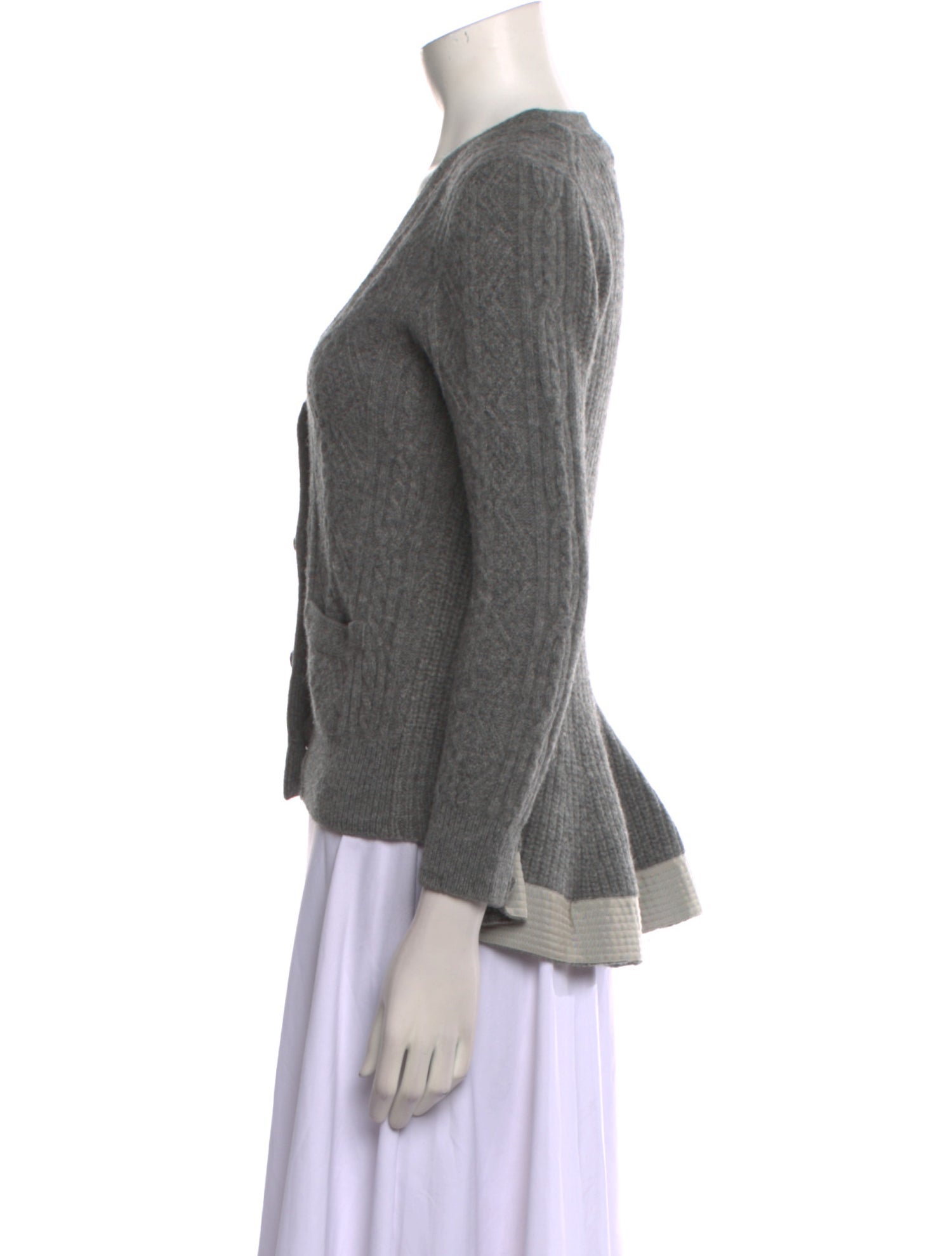 Sacai Wool V-Neck Sweater