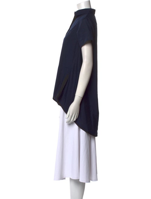 Sacai Short Sleeve Button-Up Top