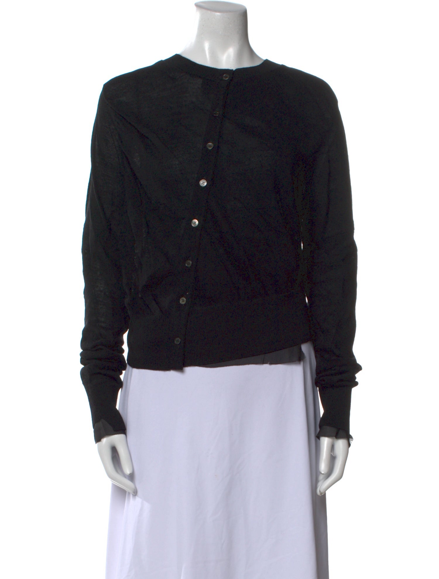 Sacai Wool Crew Neck Sweater