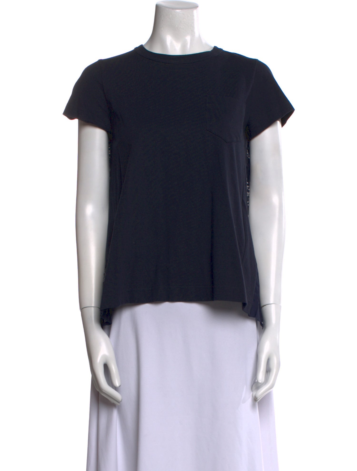 Sacai Crew Neck Short Sleeve T-Shirt