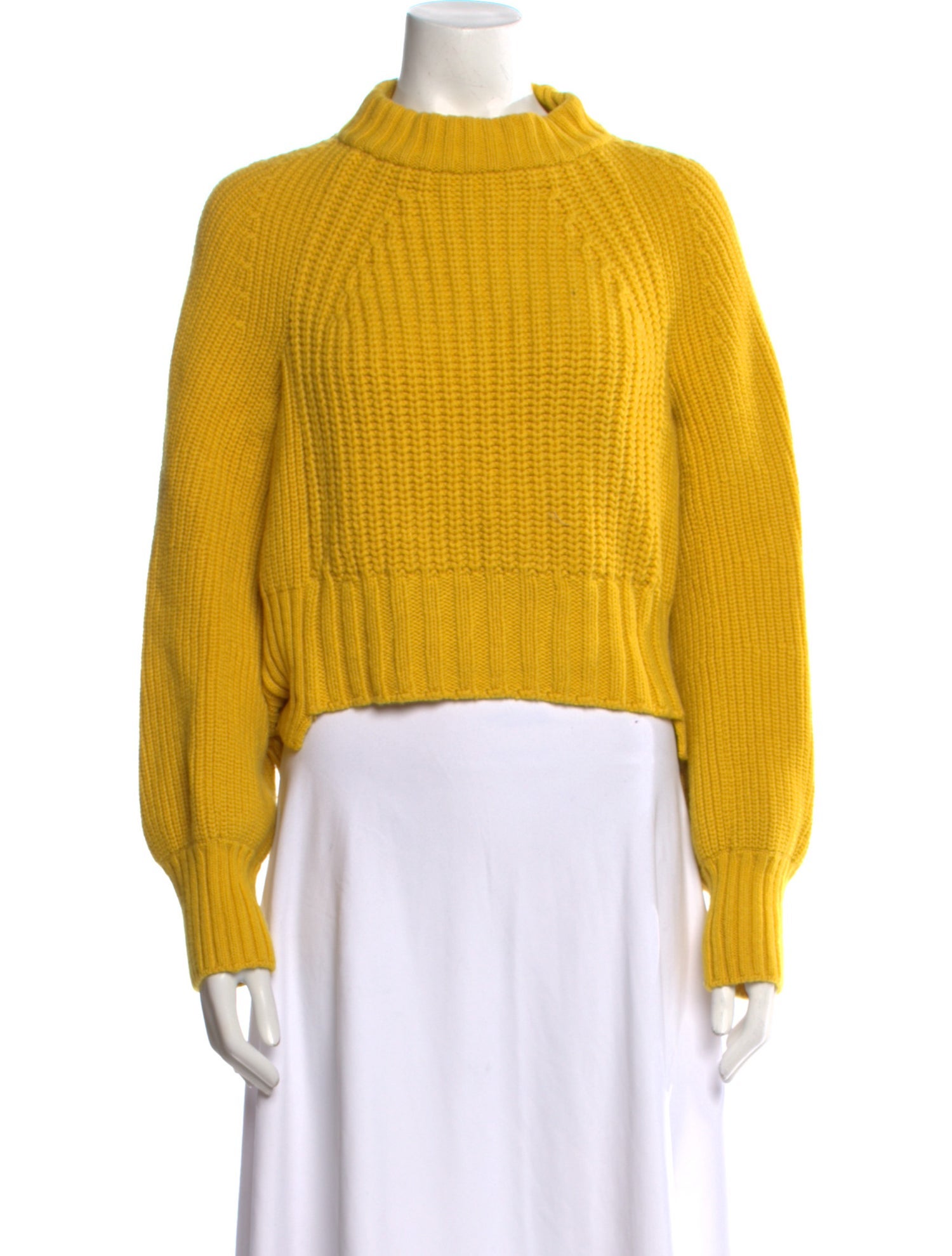 Sacai Wool Mock Neck Sweater