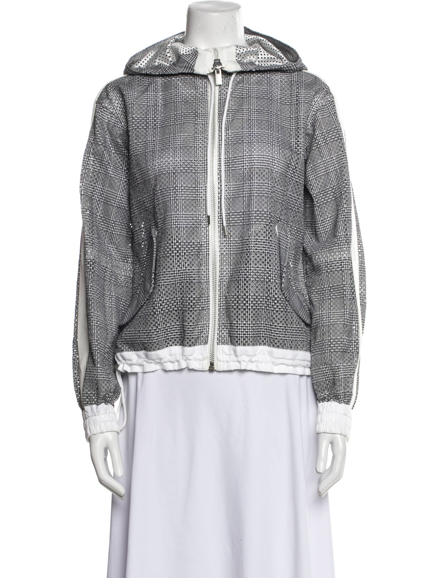 Sacai Tweed Pattern Evening Jacket