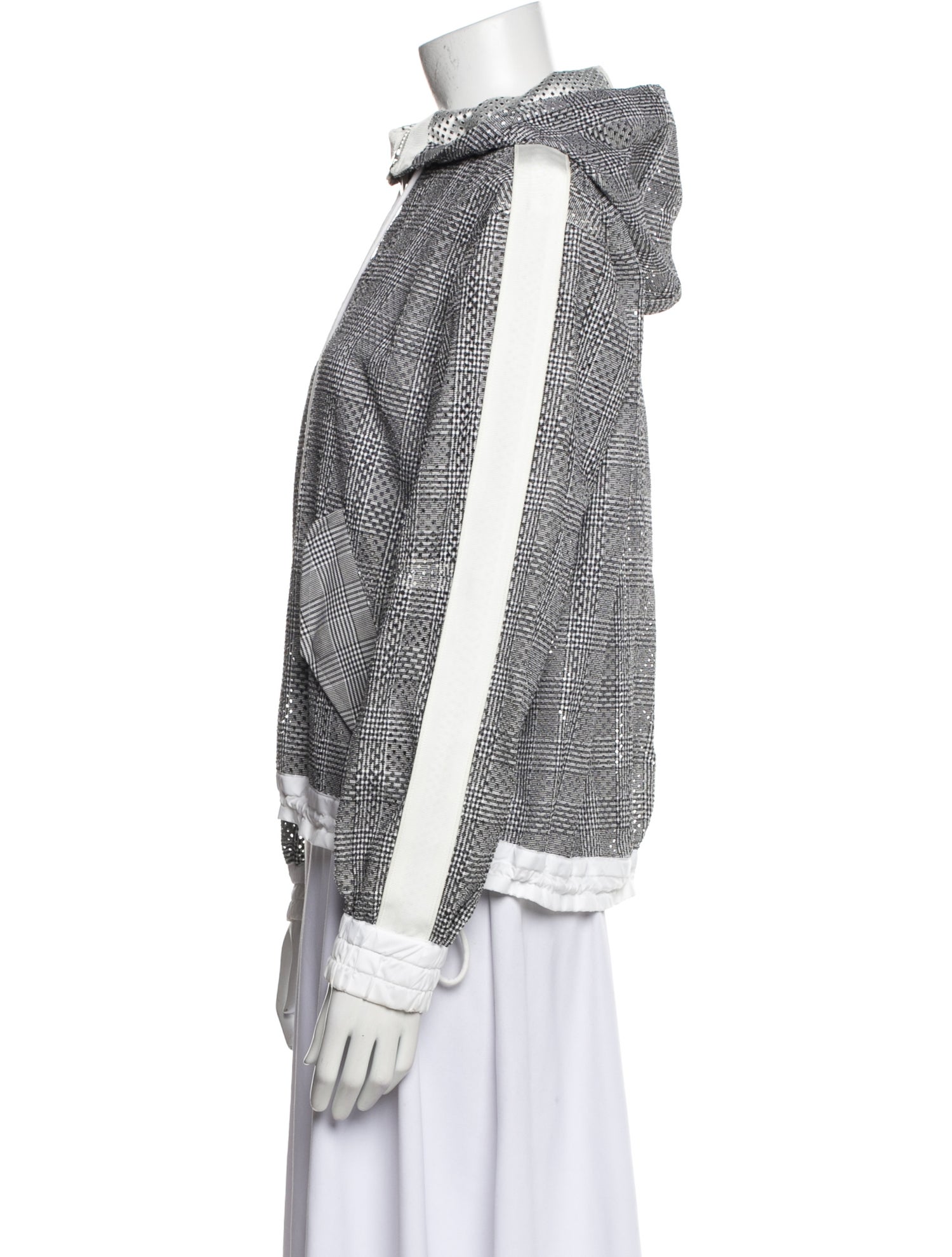 Sacai Tweed Pattern Evening Jacket