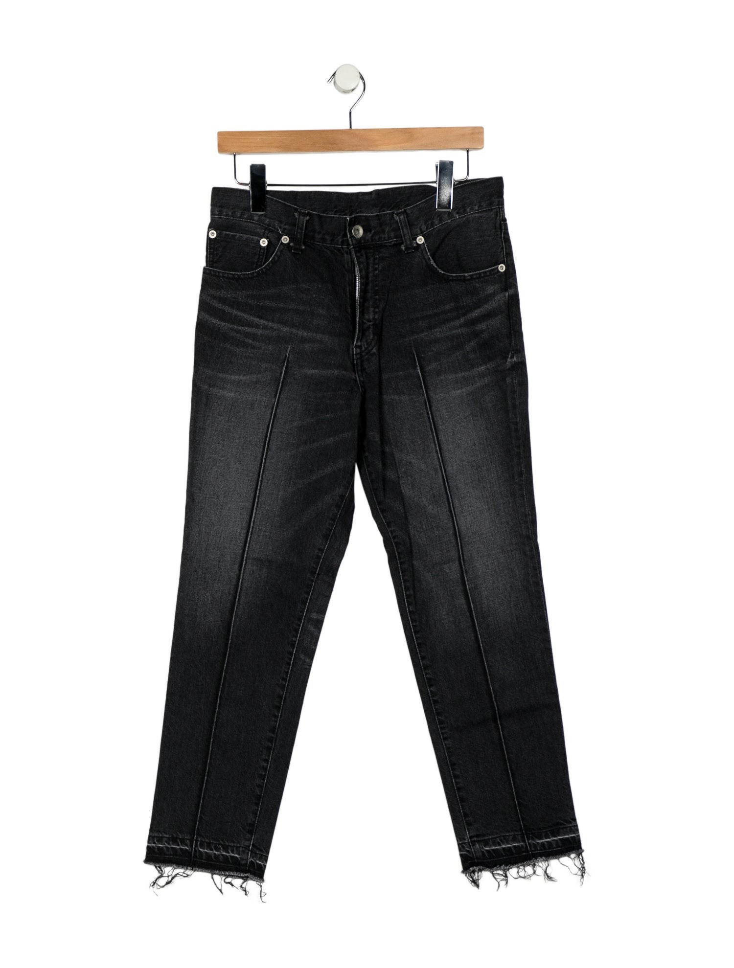 Sacai Mid-Rise Straight Leg Jeans