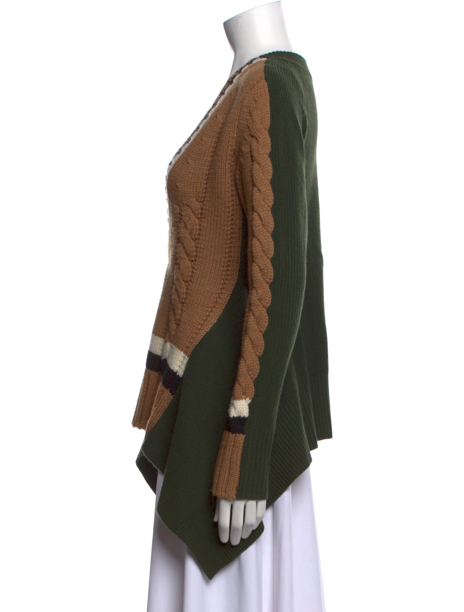 Sacai Wool Striped Sweater