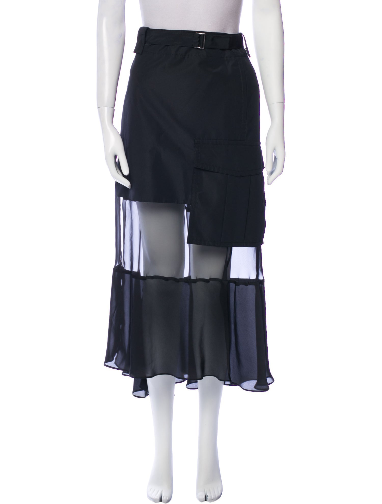 Sacai Midi Length Skirt