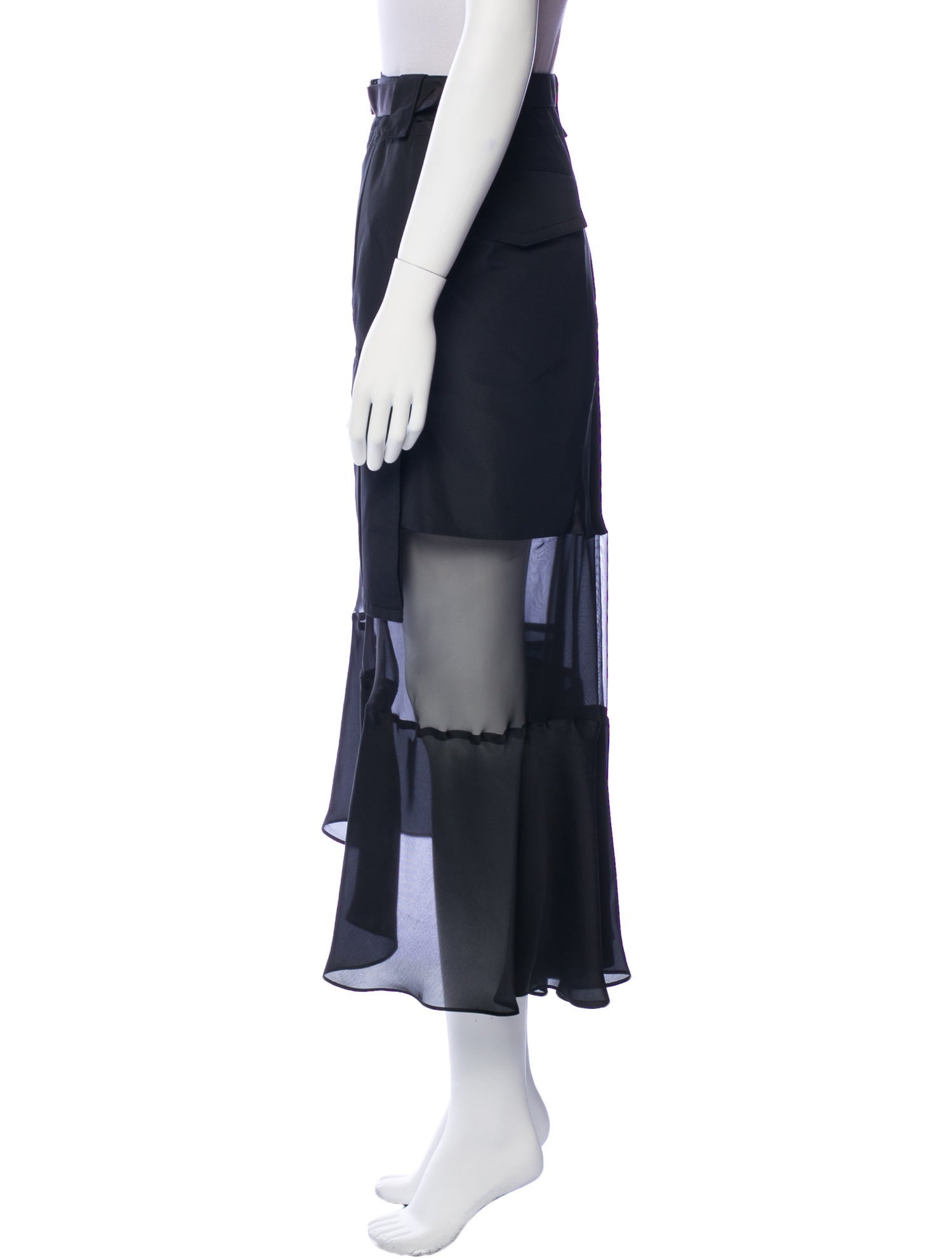 Sacai Midi Length Skirt