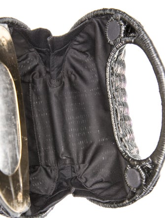 Sacai Wicker Top Handle Bag