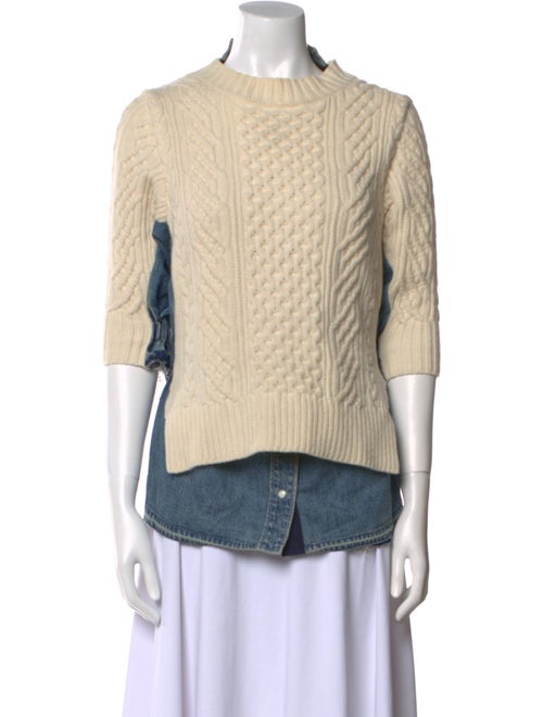 Sacai Crew Neck Sweater