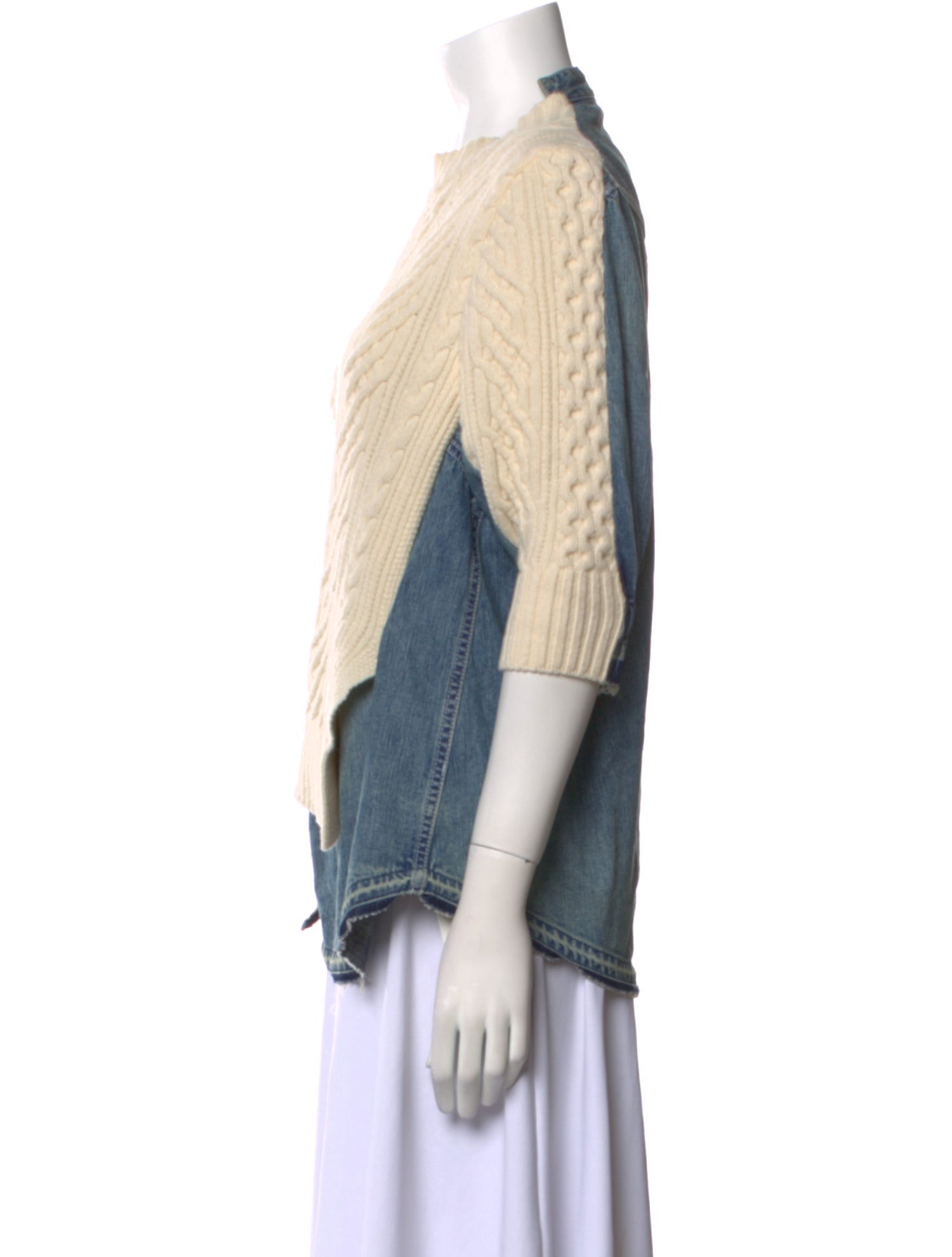 Sacai Crew Neck Sweater