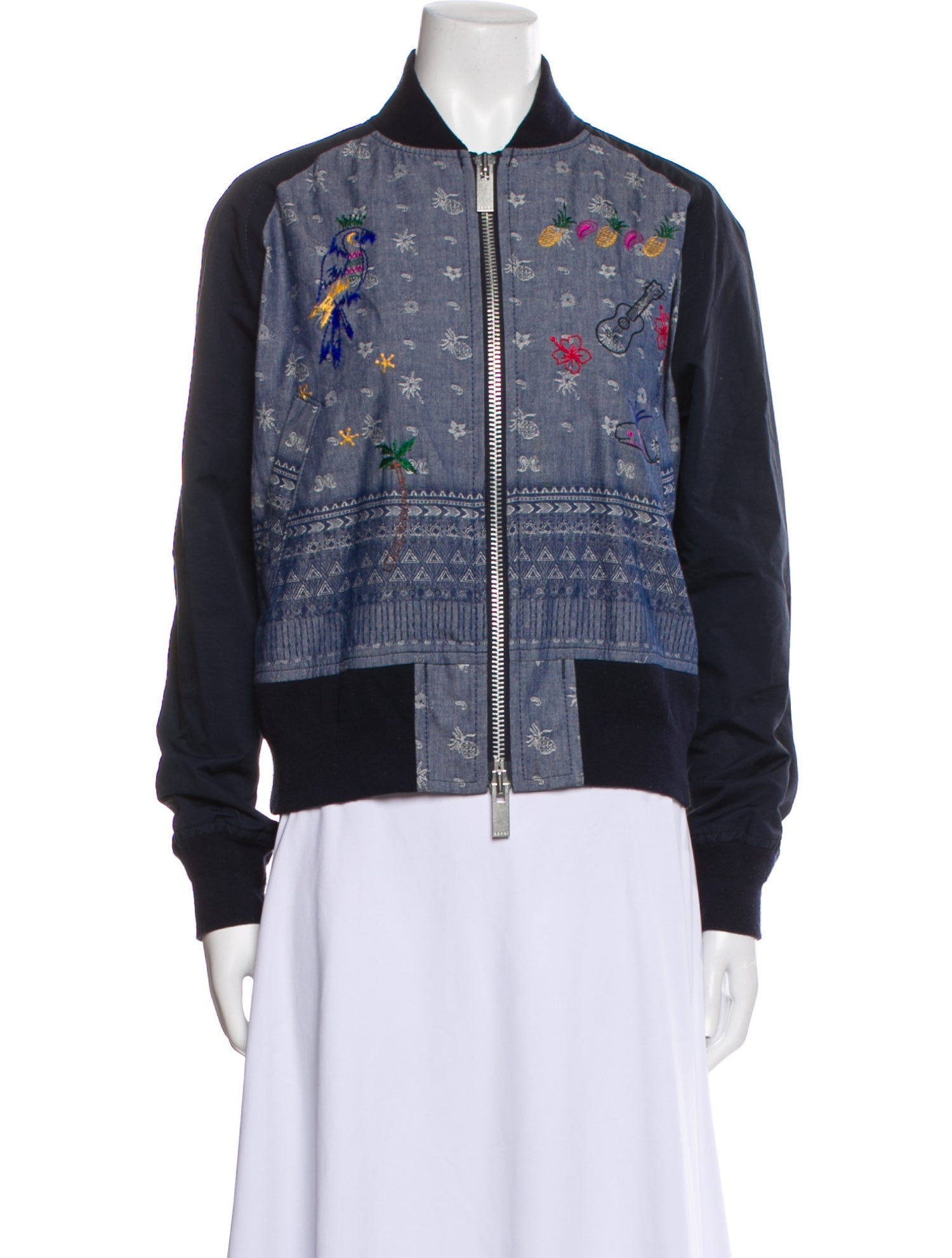 Sacai Printed Bomber Jacket