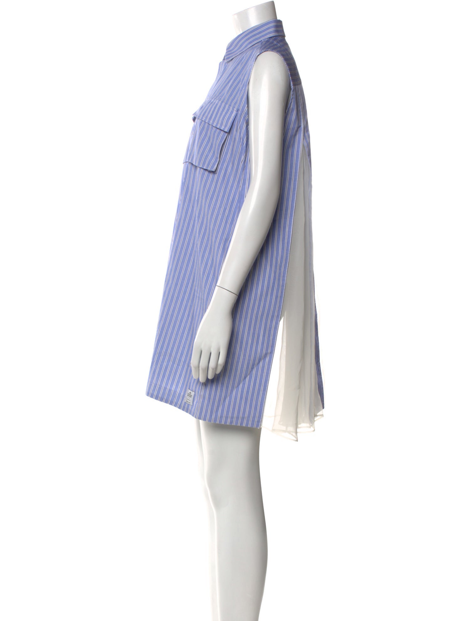 Sacai Striped Mini Dress