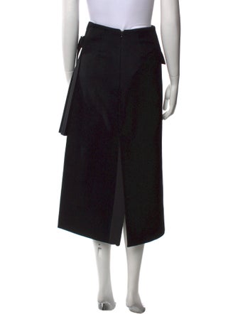 Sacai Wool Midi Length Skirt