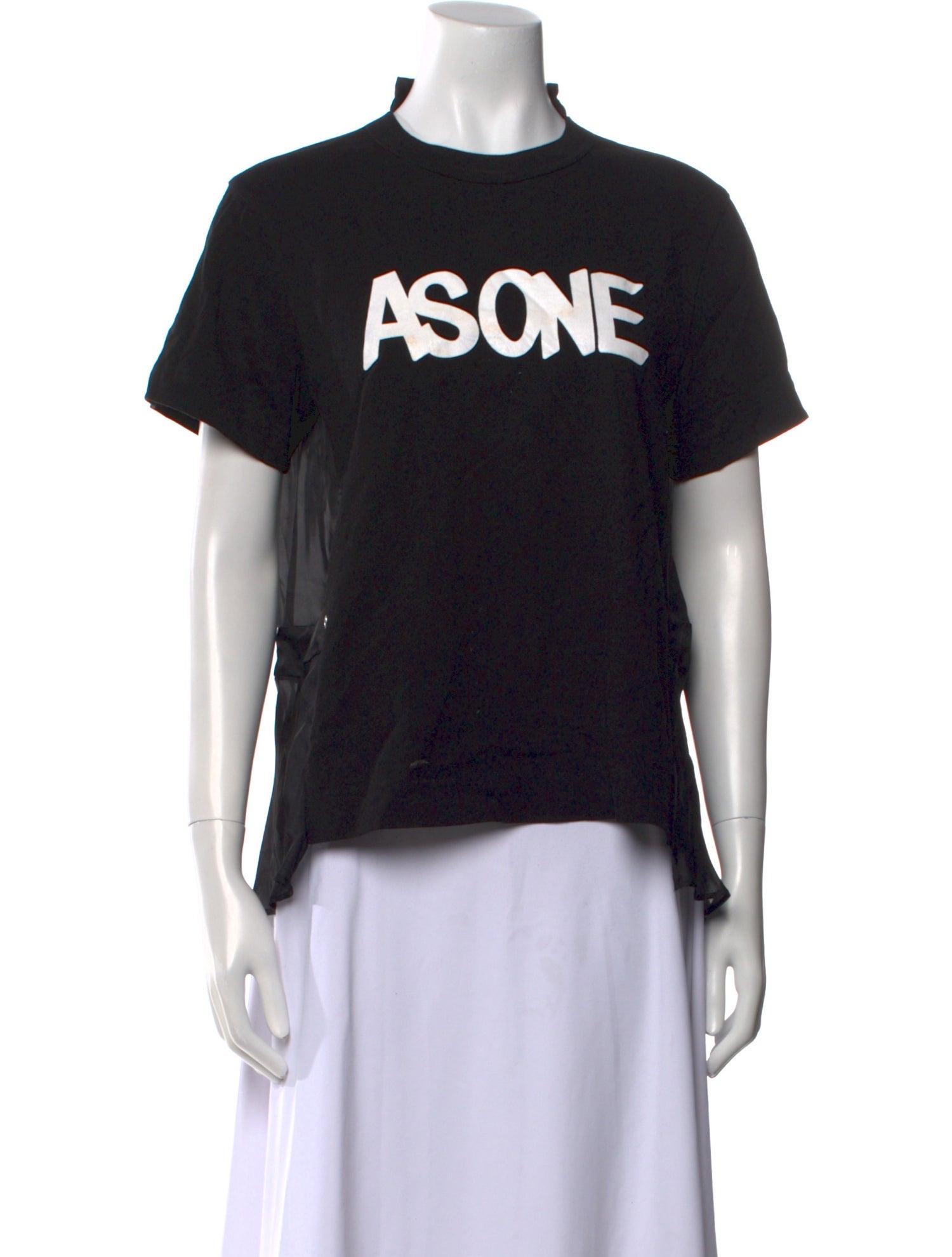 Sacai Graphic Print Crew Neck T-Shirt