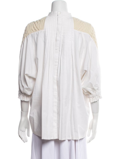 Sacai Wool Crew Neck Top