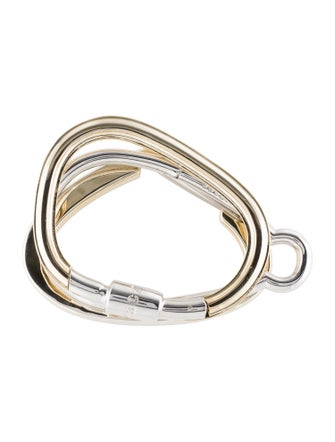 Sacai Two-Tone Carabiner Bangle Bracelet Set