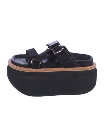 Sacai Leather Espadrilles